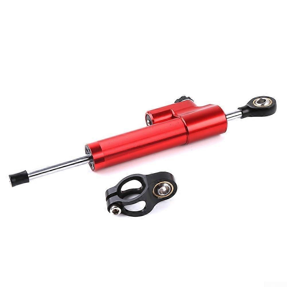 Motorcycle Steering Damper Kit 256mm Short Steel for Handlebar Stability and Smooth Cornering