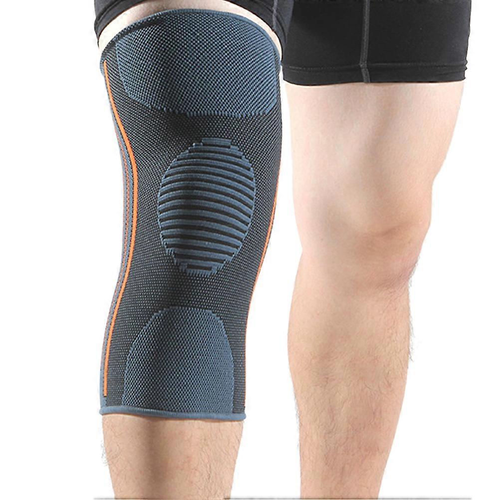 Elastic Compression Sleeve Knee for Cycling 1Pcs Nylon Grey