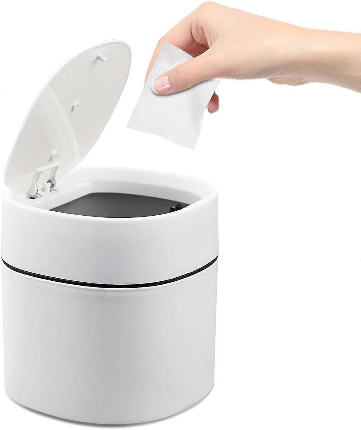 Mini Trash Can with Lid, Suitable for Office