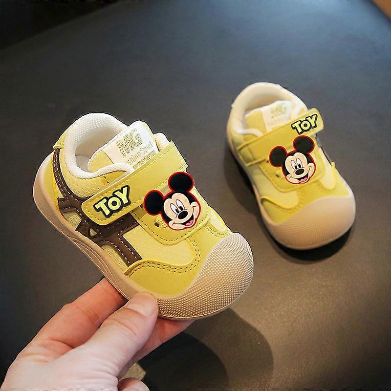 Disney Stitch casual shoes Mickey Mouse Minnie Mouse cartoon kids board shoes Spring fall soft soles boys girls toddler shoes