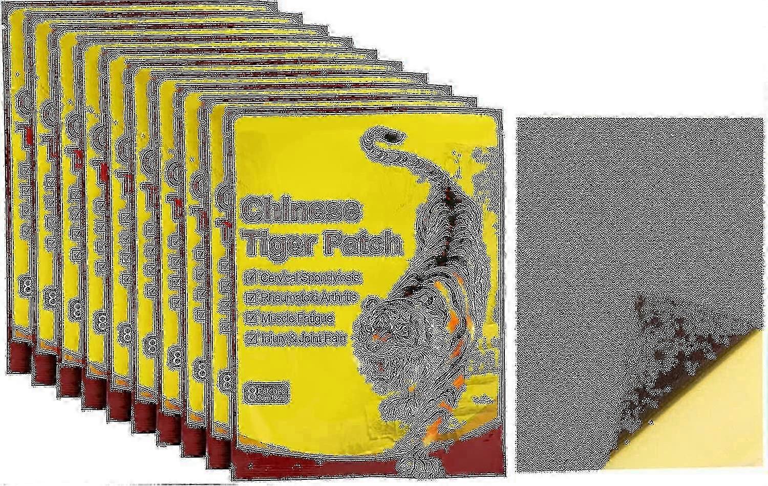 Patchs de soulagement de la douleur, 80pcs / 10pack Patchs infrarouges lointains Pansement de soulagement de la douleur Tw