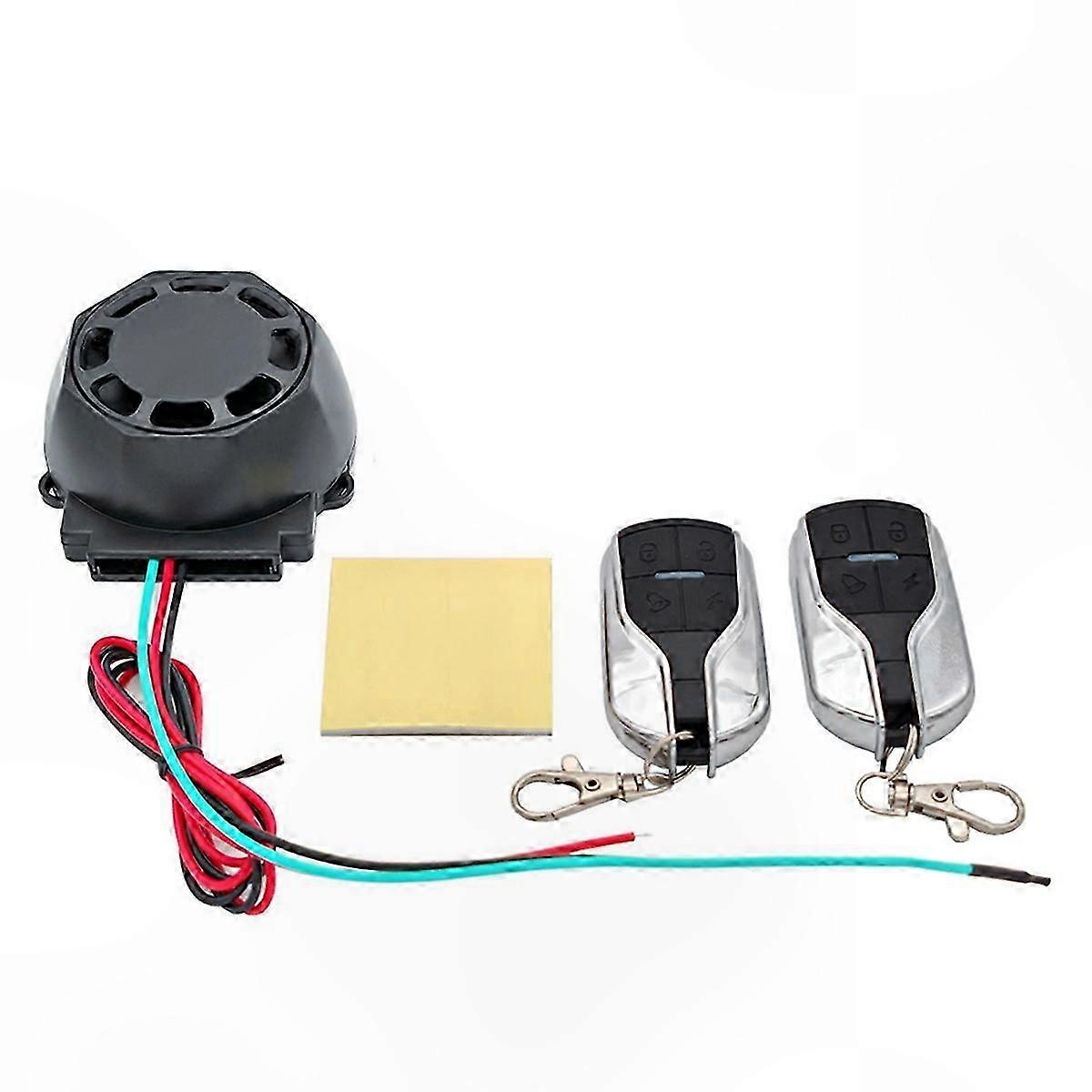Universal 12V Motorcycle Vibration Alarm System - Easy Installation with Multiple Fixing Options
