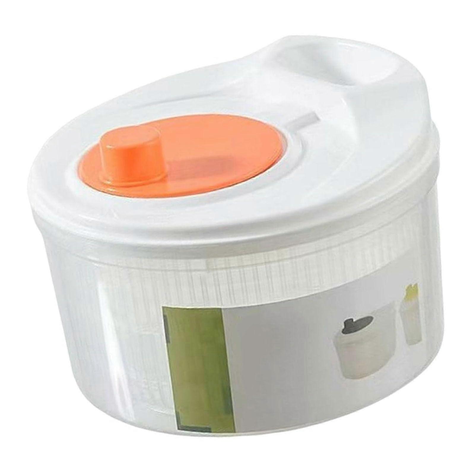 Large Capacity 3L Salad Spinner Vegetable Dryer with Bowl and Strainer for Quick Drying