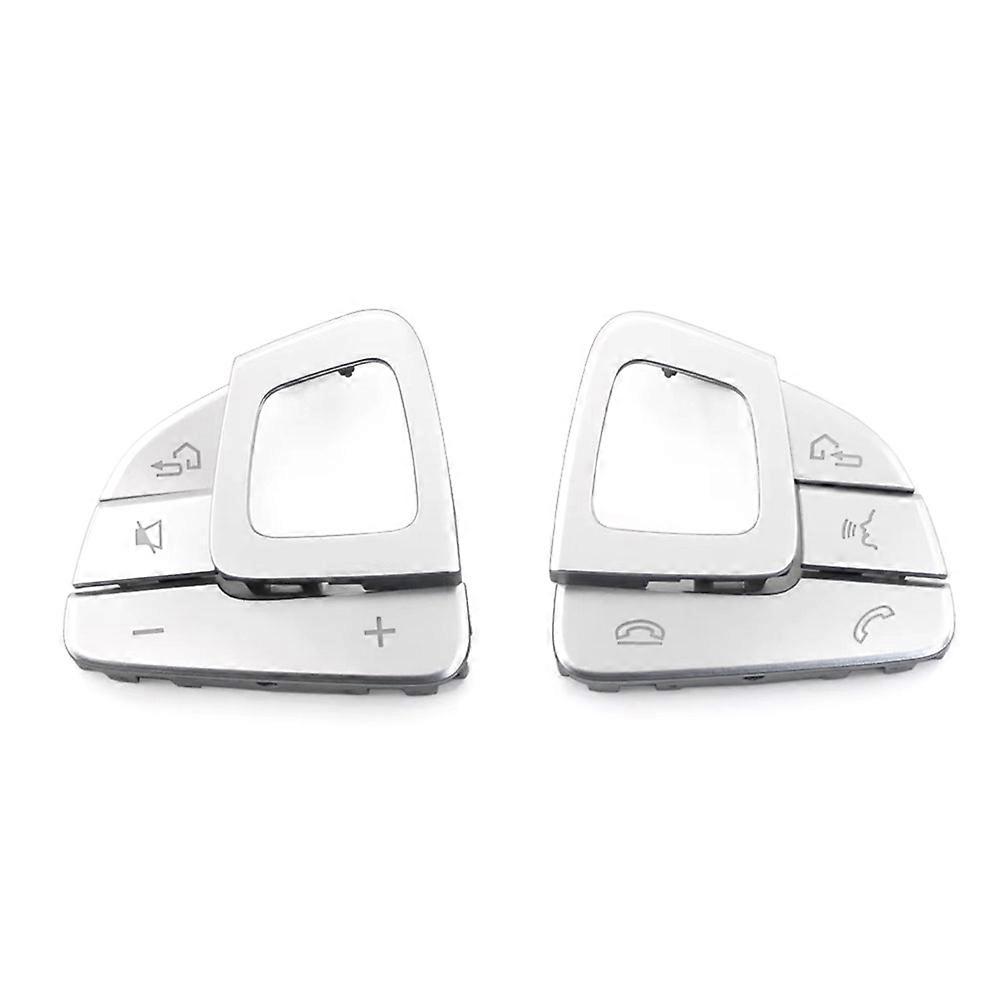 1Set Multifunction Steering Wheel Volume Control Switch Button Cover for E Class W213 Sedan W238 Co