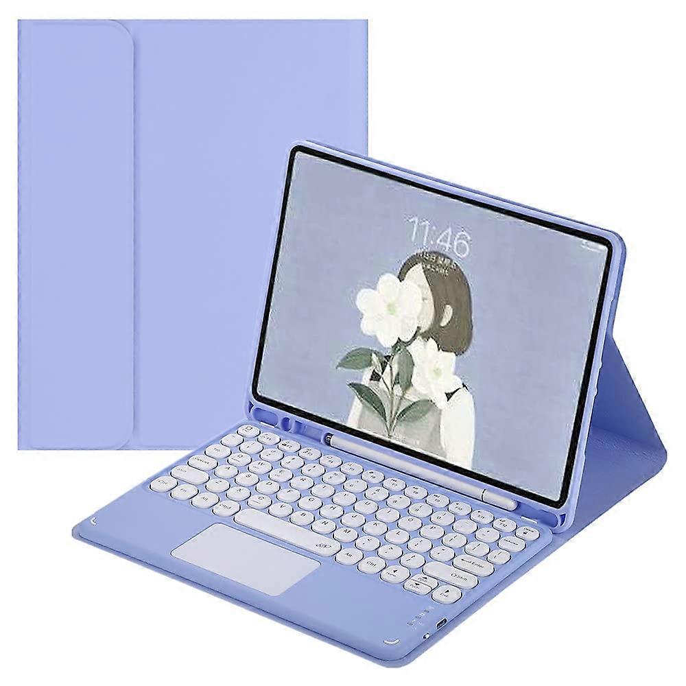 Keyboard Case with MultiTouch Trackpad for iPad 9th 8th 7th Gen Air3 Pro10.5 Purple