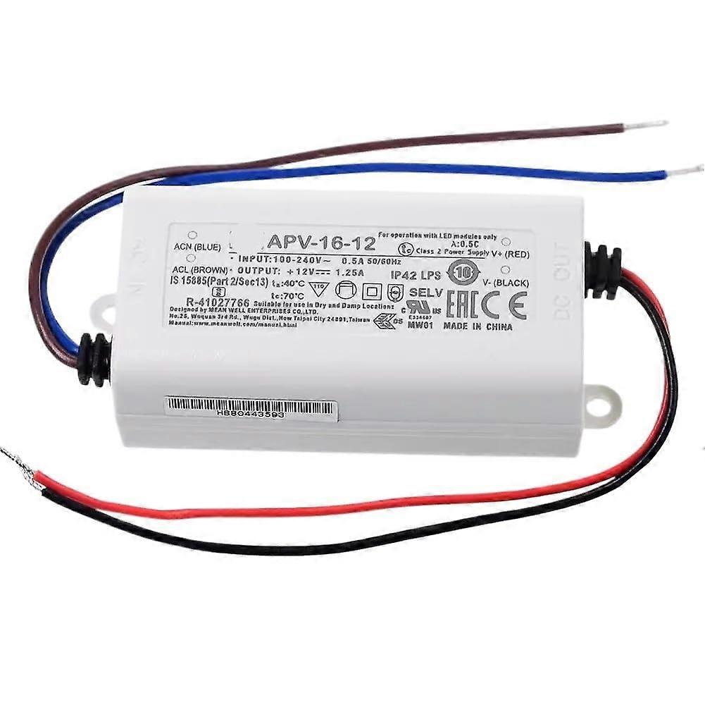 APV165V 16W LED Power Supply Waterproof Constant Voltage Driver 5V Transformer