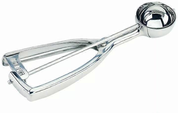 Size 30 Stainless Steel Cookie Scoop with Ergonomic Handle for Consistent Portion Control