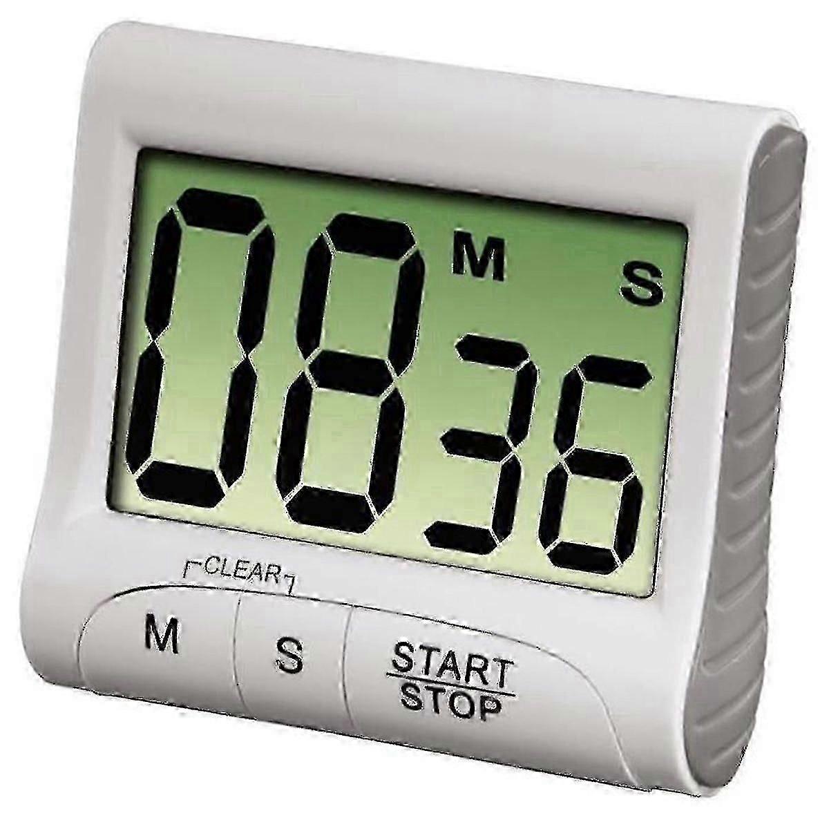 Digital køkken timer - Hvid