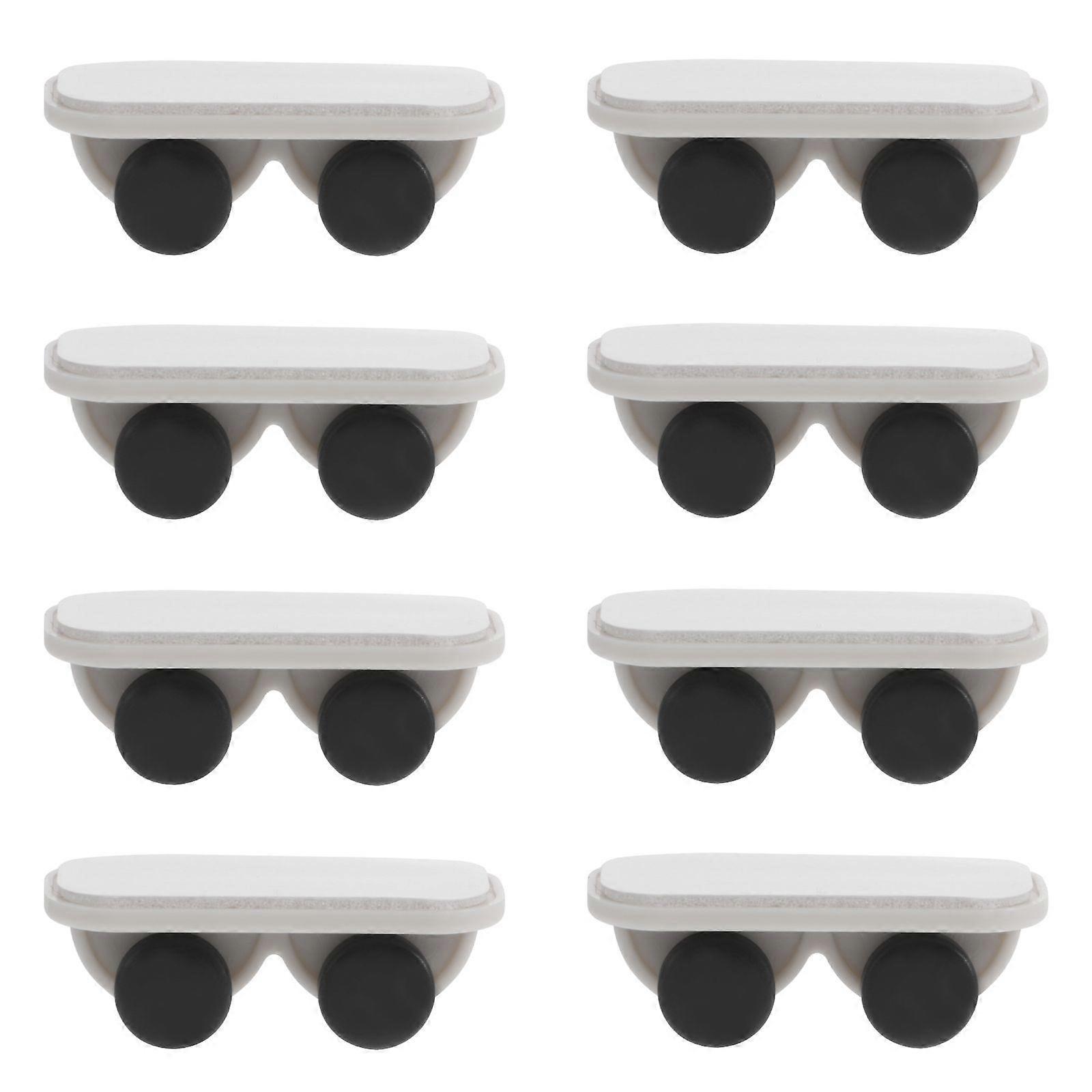 8pcs Adhesive Rollers Paste Type Storage Box Wheels Furniture Casters Wheels