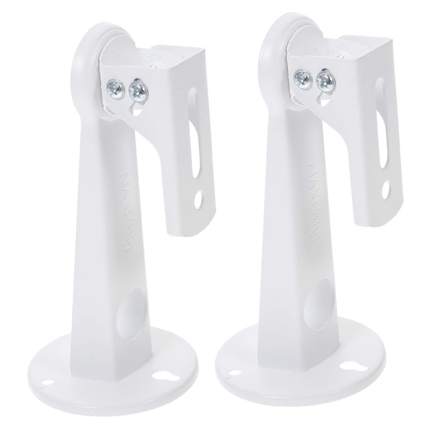 Security Camera Wall Mount 2pcs Adjustable Bracket Holder for Indoor Outdoor Use with Stable ThreePoint Mount