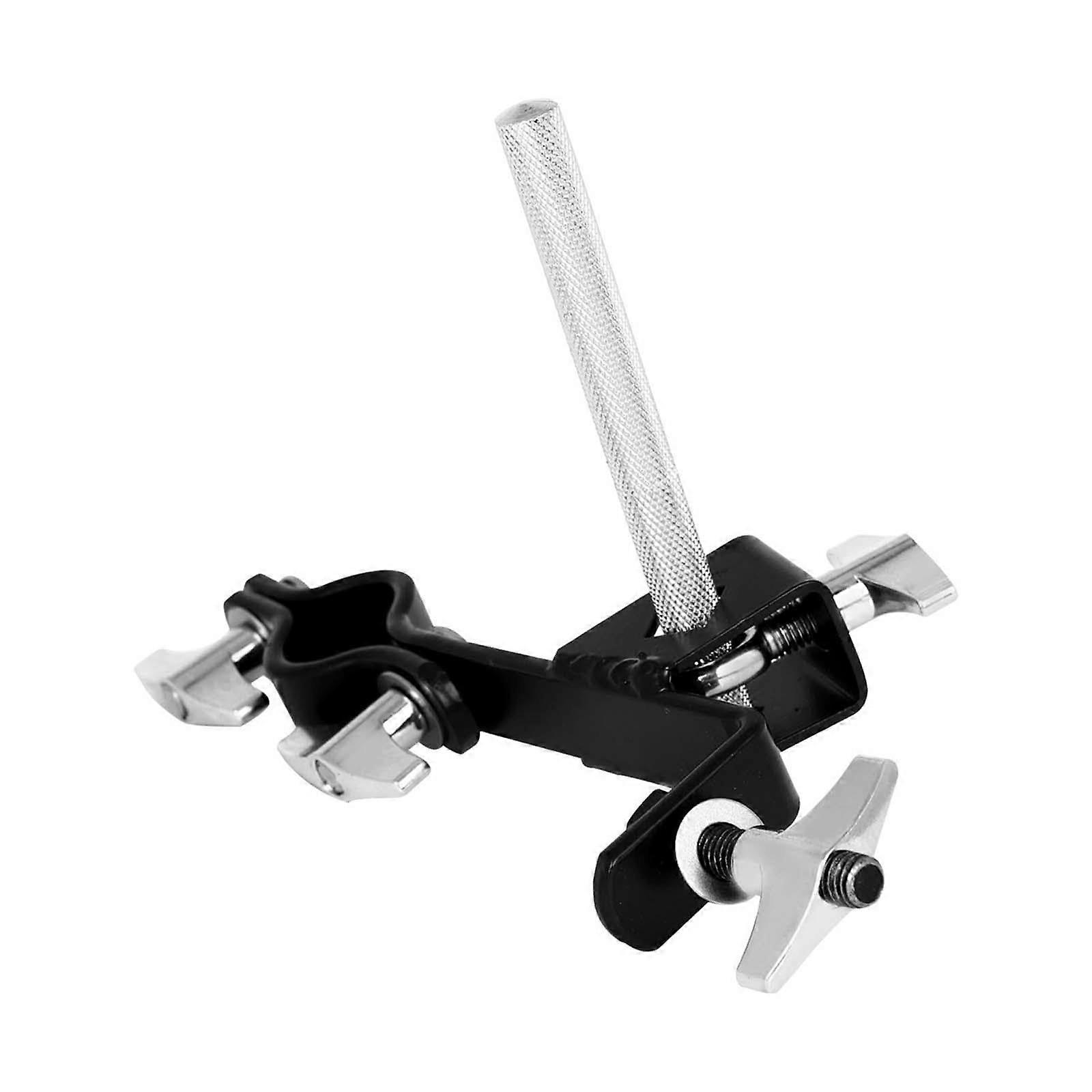 Adjustable Cowbell Holder with Heavy Duty Percussion Mount for Stable Stage Performance