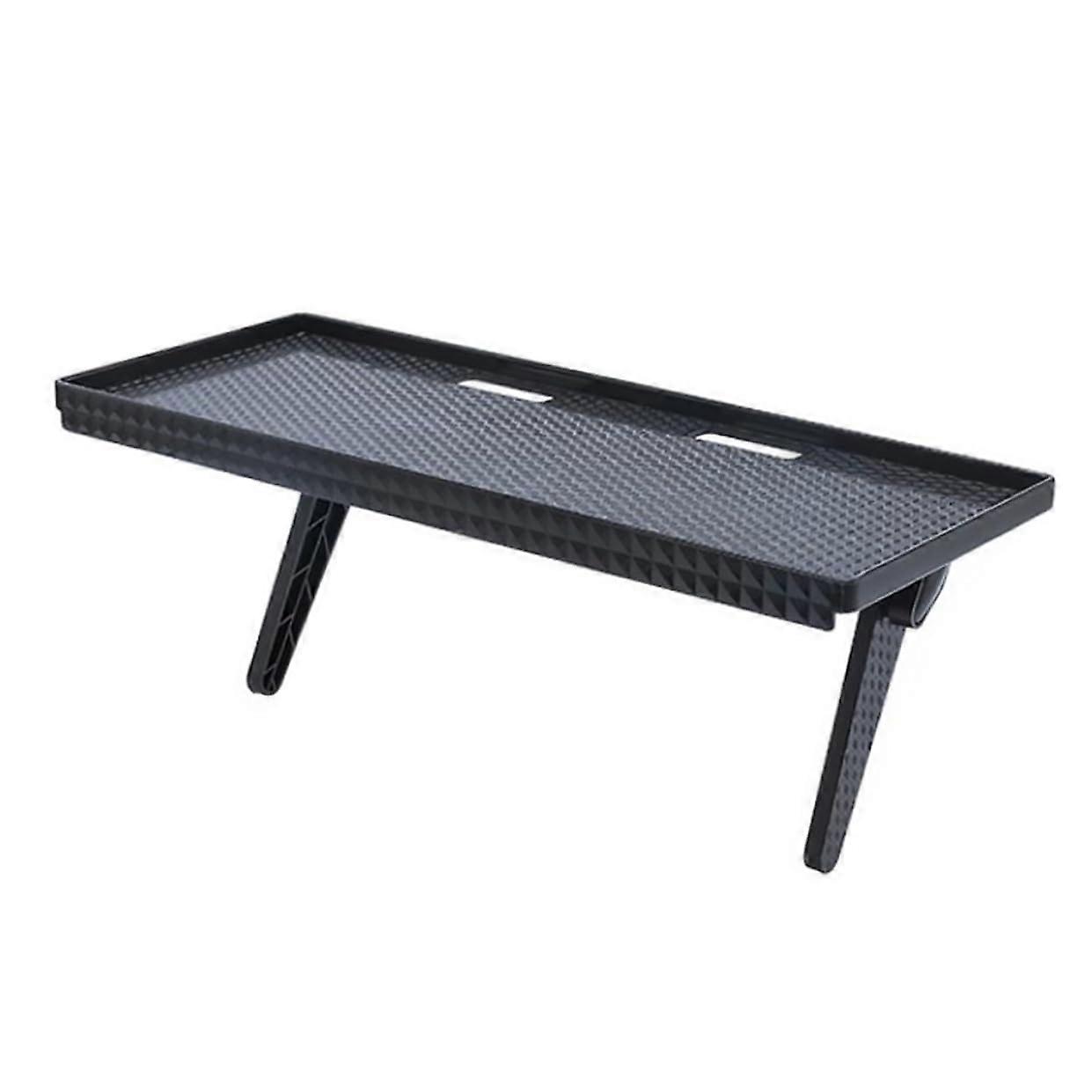 Monitor  Storage Shelf with Adjustable Viewing Angle, SpaceSaving TV Screen Organizer, Black