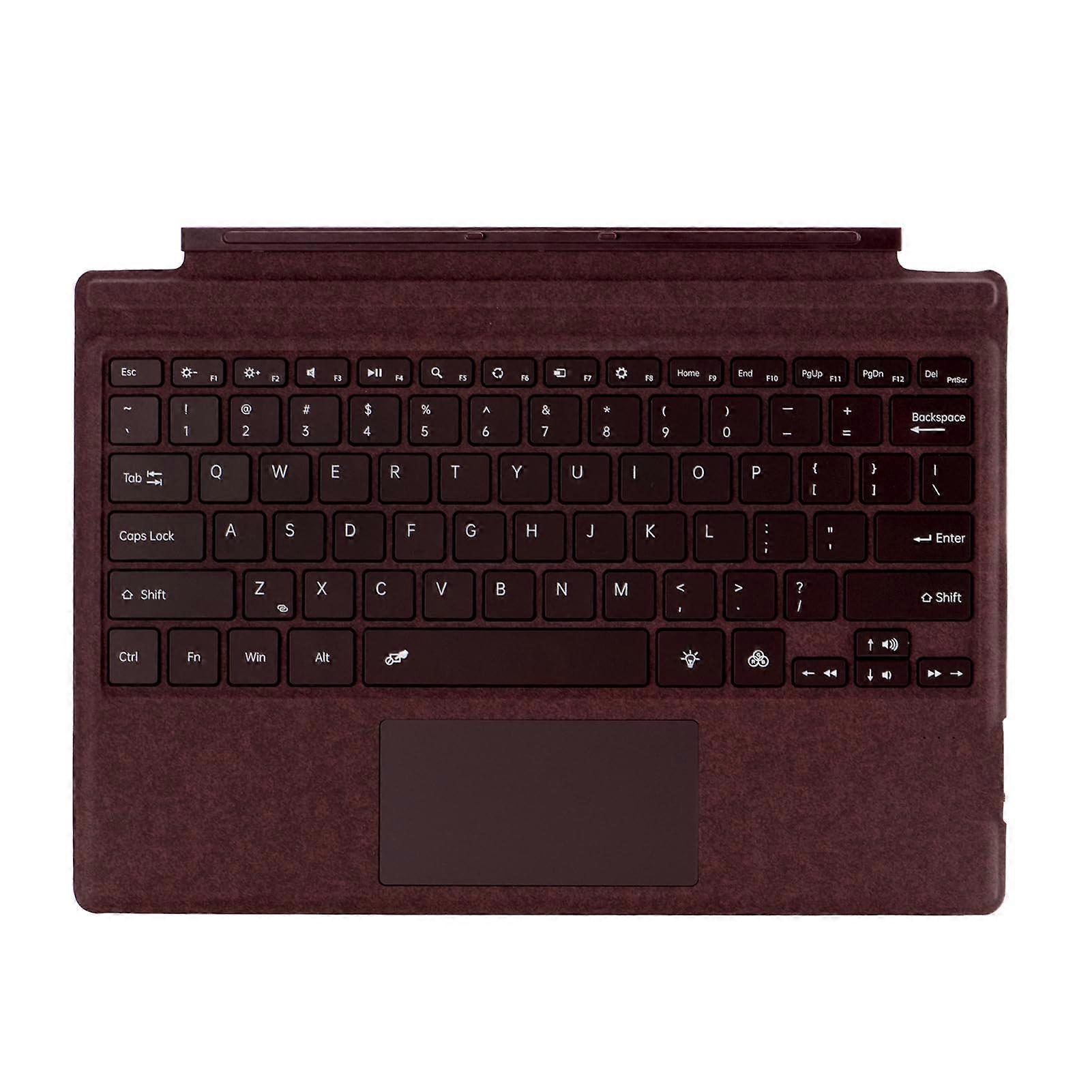Bluetooth Keyboard for iPad 3/4/5/6/7 with Touchpad, Colourful Backlit Keys, Magnetic Slim Design