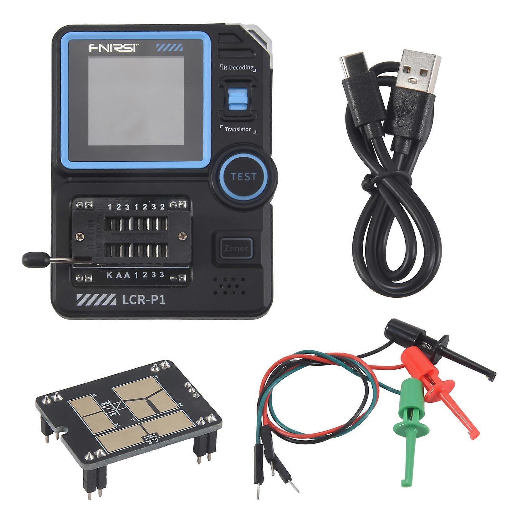 LCR-P1 Transistor Tester Multimeter Triode NPN PNP MOSFET SMD Capacitance Resistance Multifunction Tester