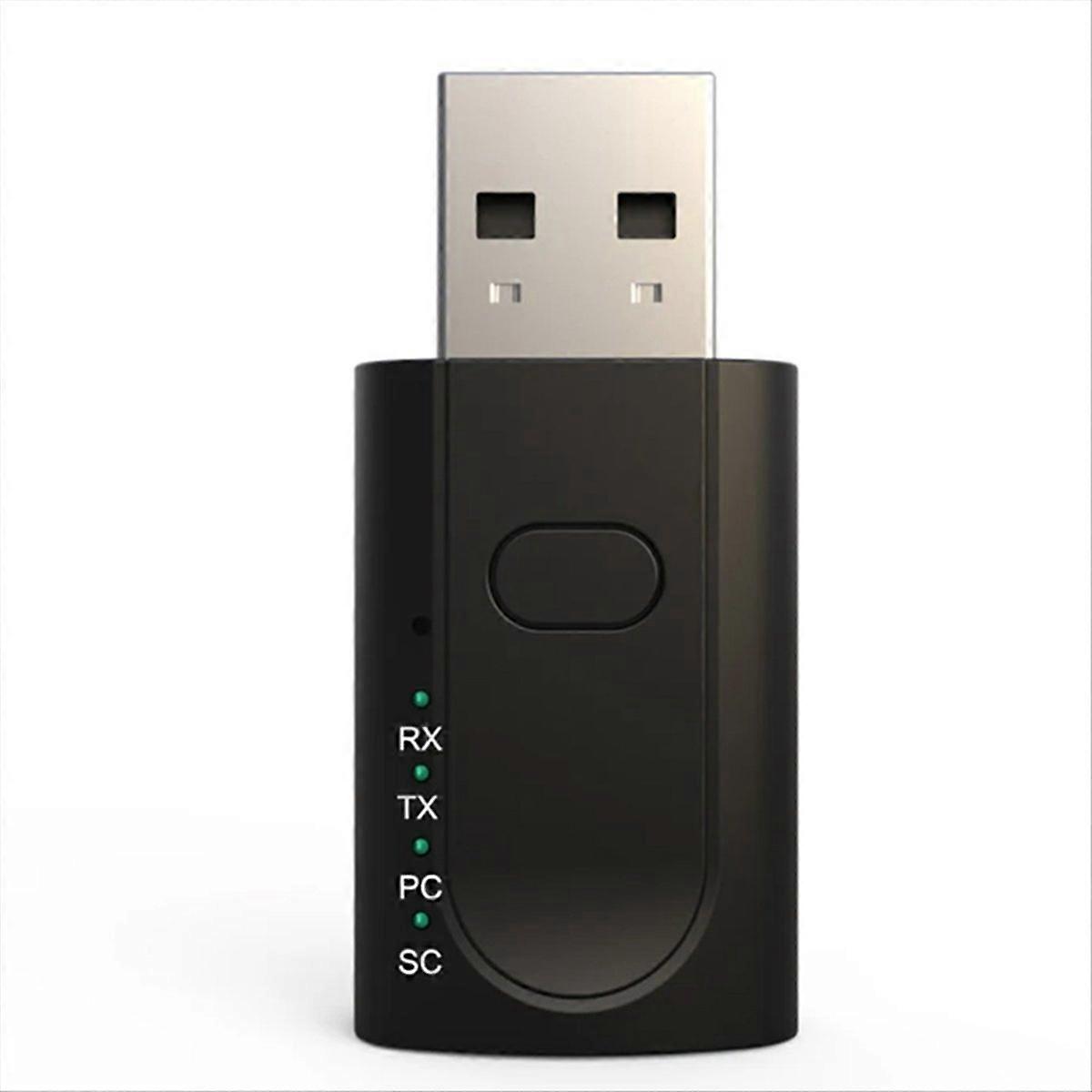 4-in-1 USB Bluetooth 5.1 Adapter Wireless Audio Receiver Transmitter