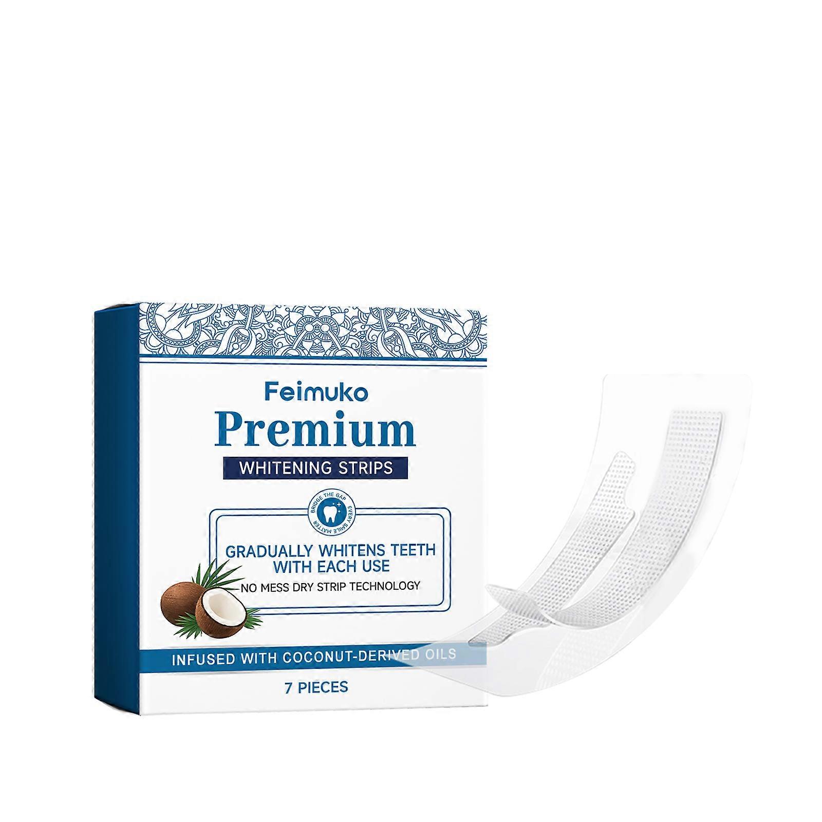 Feimuko Teeth Cleaning Teeth Patch Daily Care Teeth Fresh, Clean, Gloss And Mild Formula Natural Patch