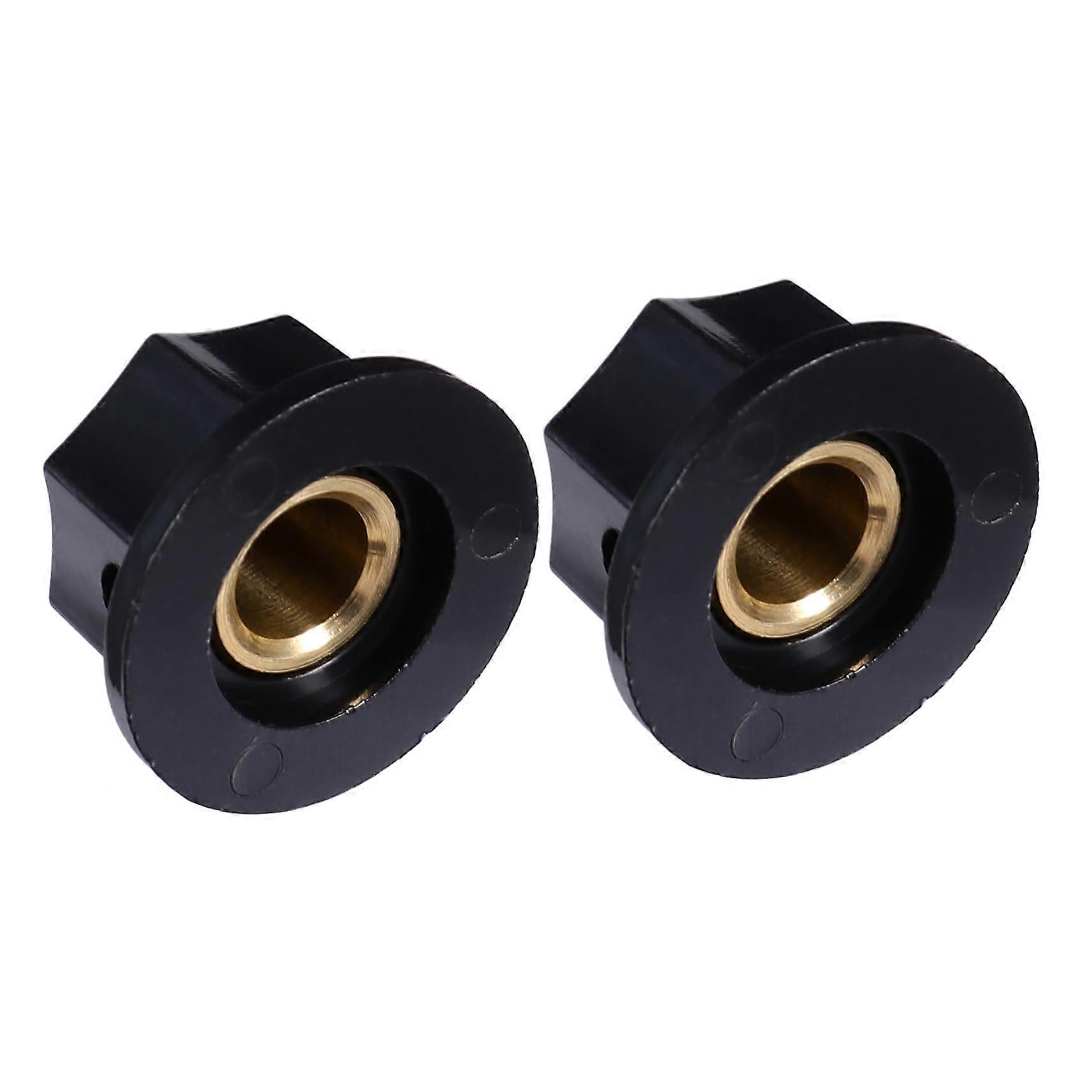 Guitar Control Knobs 2pcs Electric Guitar Volume Tone Replacement for Effects Pedals and Amps