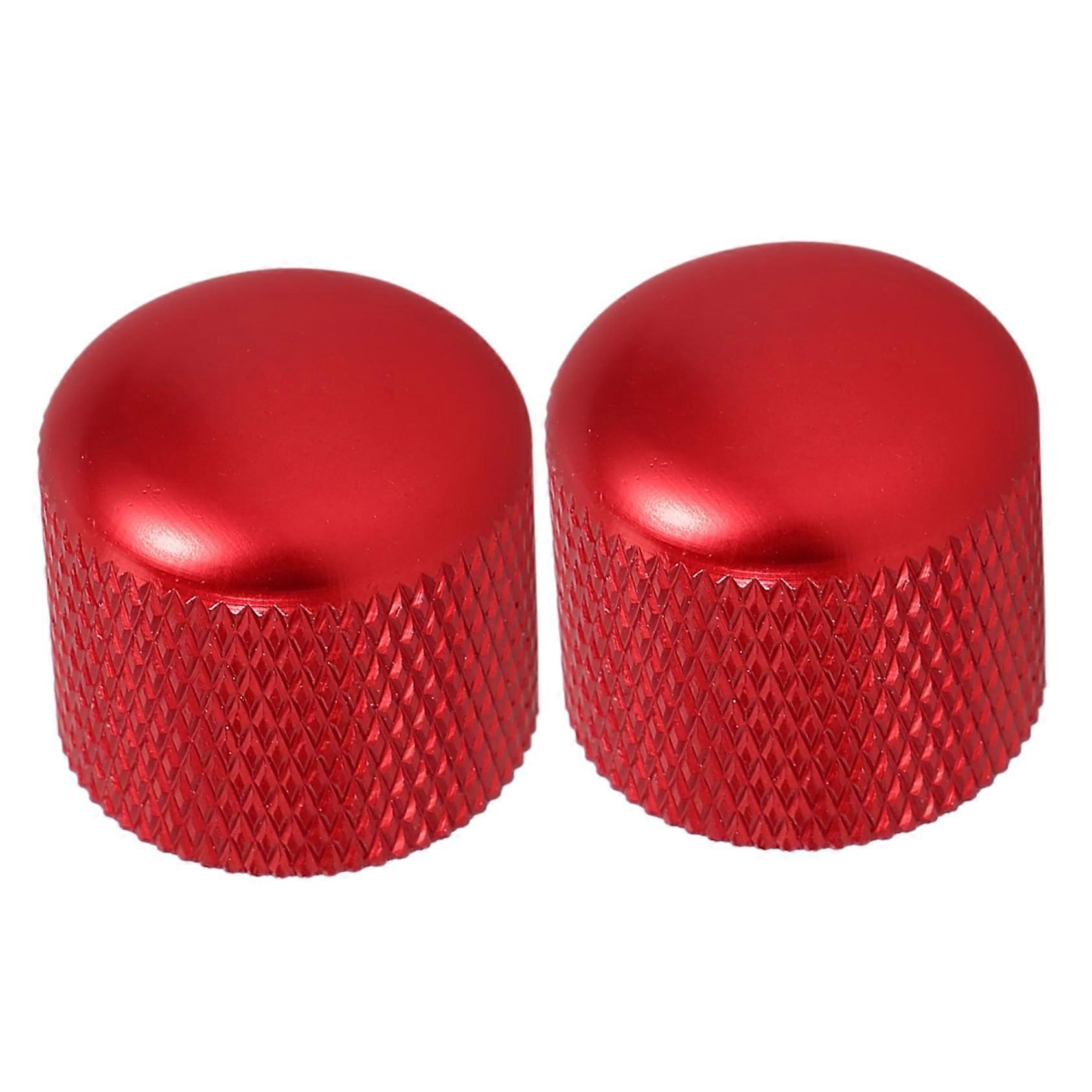 2pcs Electric Guitar Volume Knobs Durable Metal Build Easy Installation Replacement