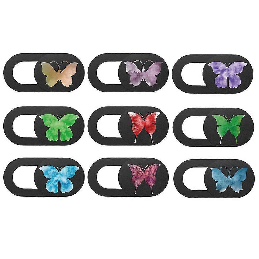 Assorted Color Camera Cover Slide Pattern for Privacy Protection 27Pcs