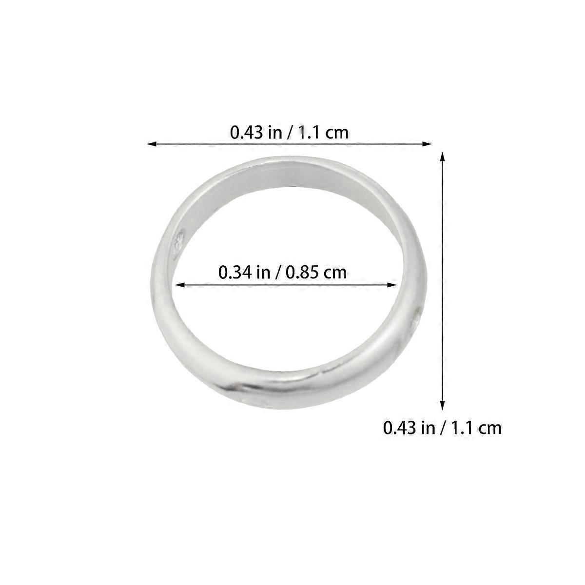 Silver Jewelry Making Rings for DIY Use with 3Pcs Durable Bag Bead Frames