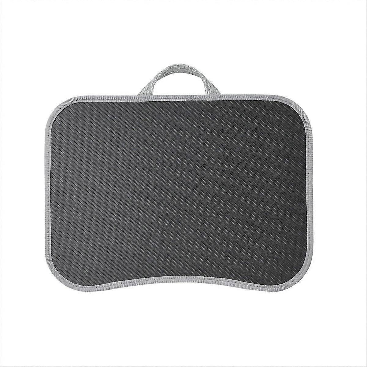 Mesa de colo com almofada acolchoada para laptops, com alça