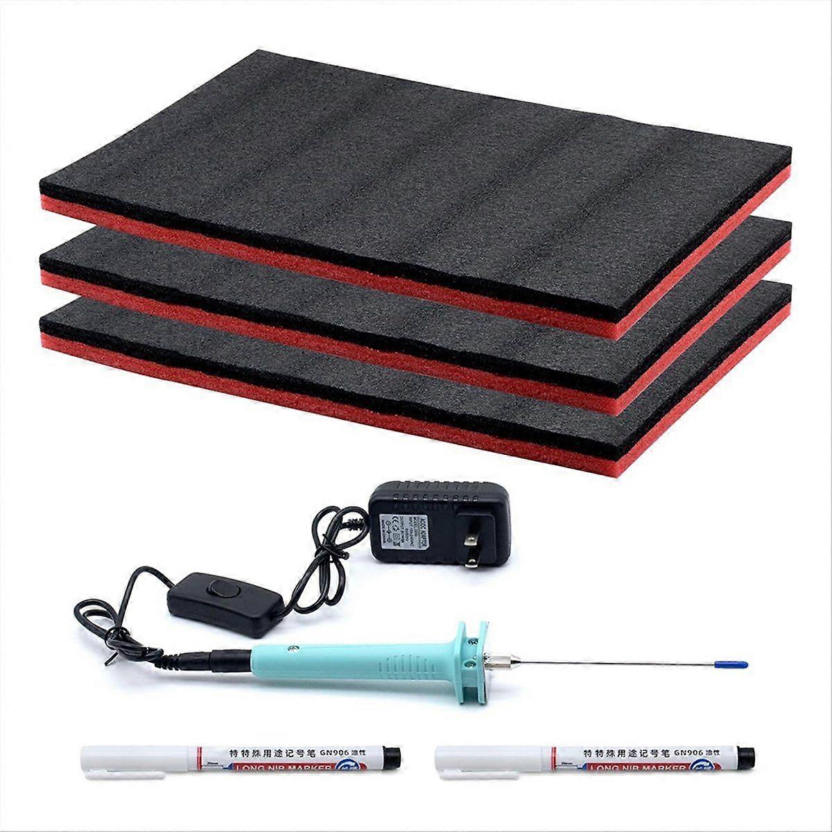 3 Set Tool Box Foam Insert ,Tools Organizer, Sheets,US Plug