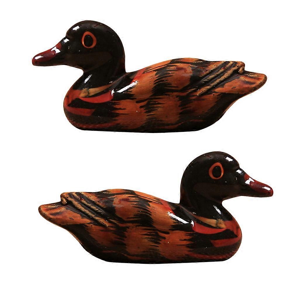 Resin Chopsticks Rest Duck Shape for Tableware Use 5Pcs Set
