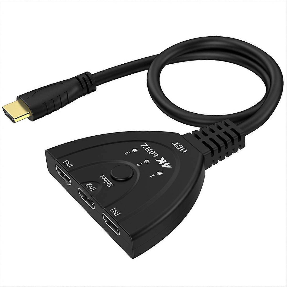 4K -Compatible Switch Out 3-Port -Compatible Switcher
