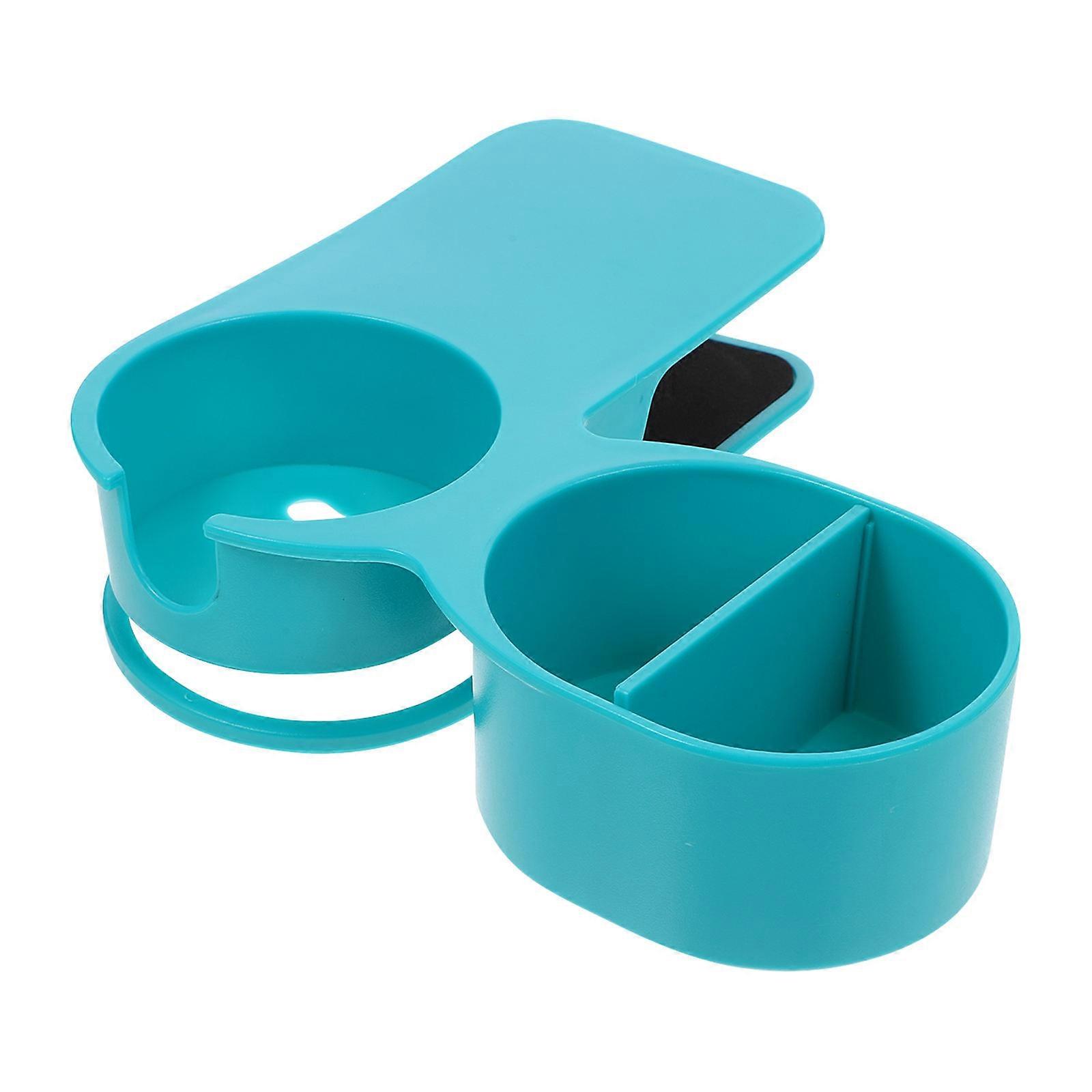 Blue Cup Holder Clip Multifunction Desk Side Drinking Cup Holder Clip Portable