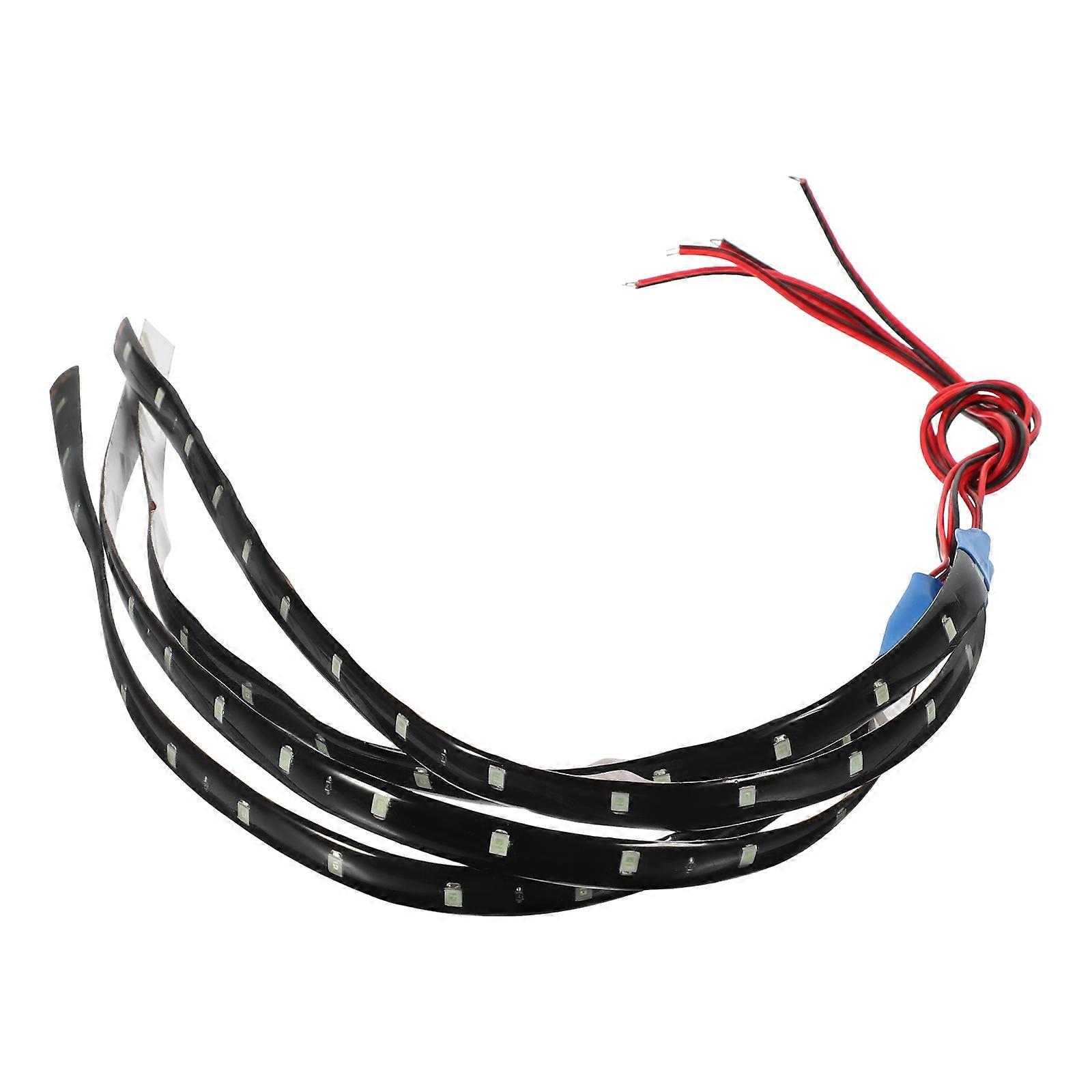 Car Strip Lights for Interior Use Versatile 4Pcs Set Blue