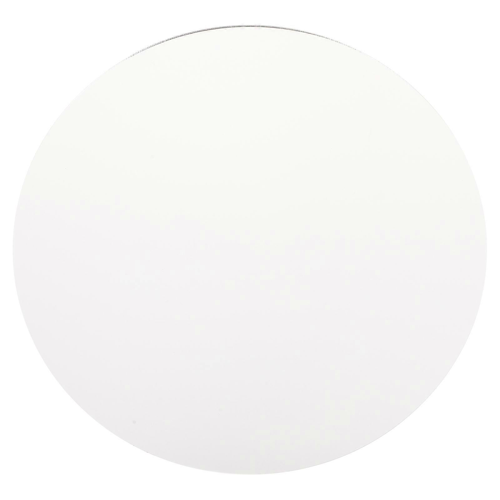 DIY Acrylic Mirror Round Makeup Mirror for with Stylish White Design