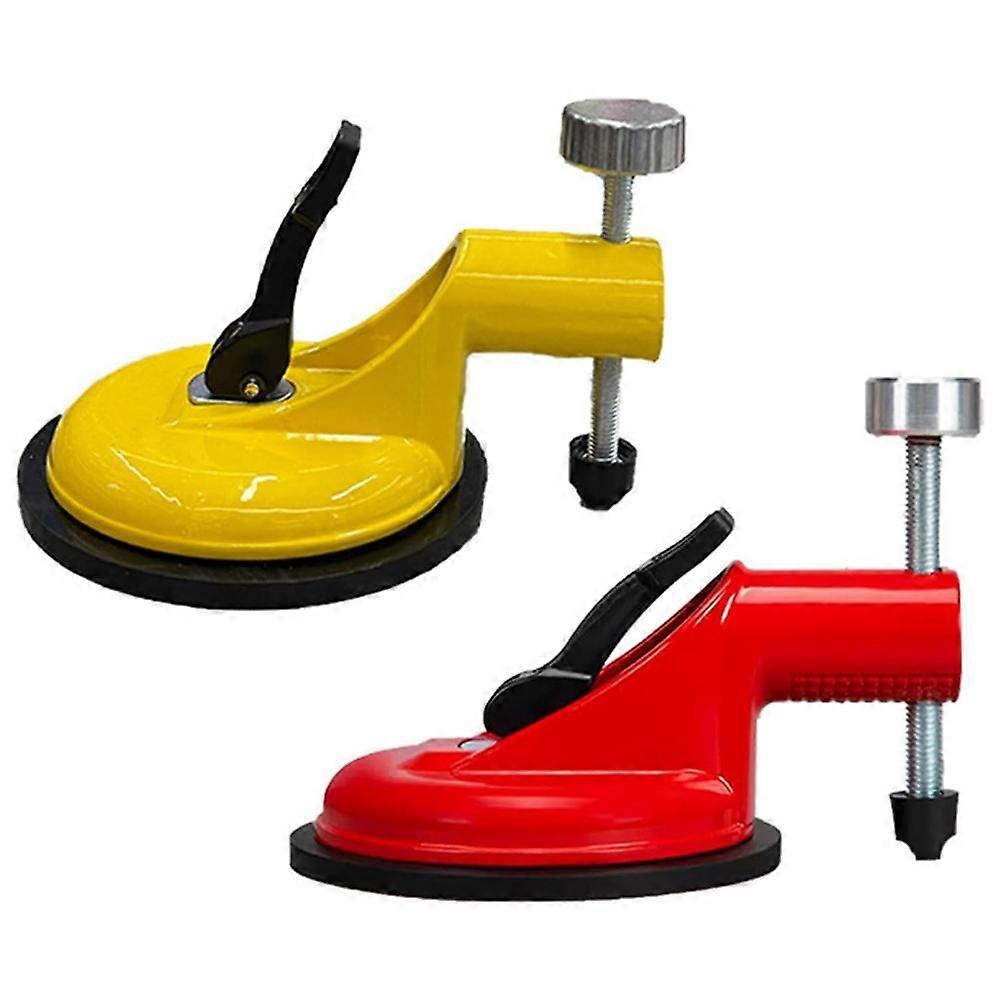 2pcs Adjustable Height Setter-Floor Gaps Fixer Tool, Suction Cup Level Adjustable Screw Scale Knob Tile Leveling Tool