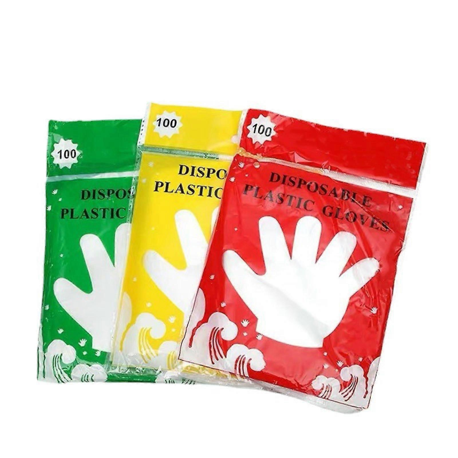 Transparent Disposable Plastic Gloves for Kitchen Dining Tableware Accessories