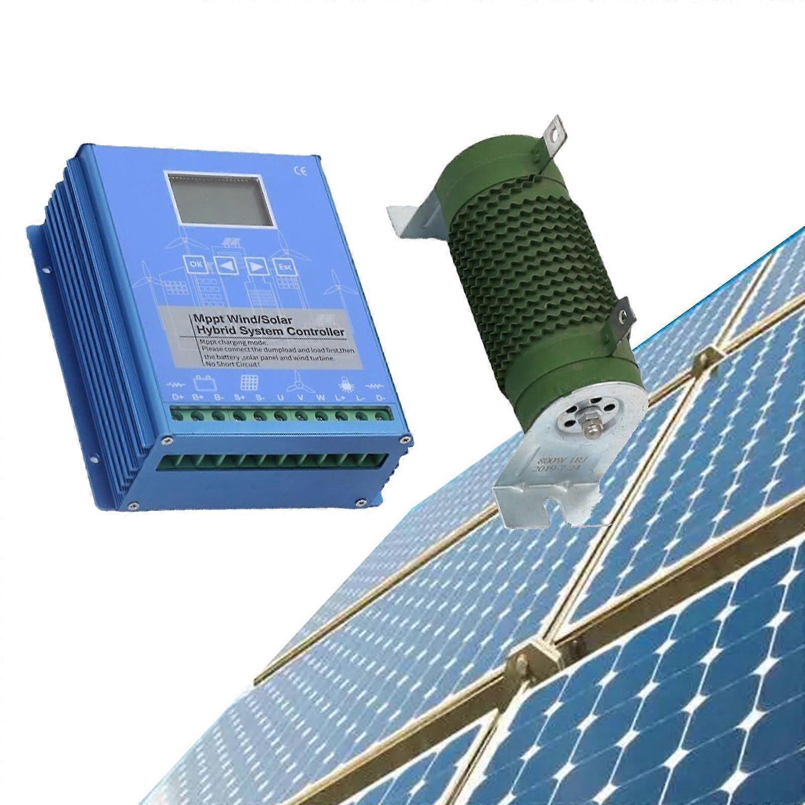 48V 1200W Wind Solar Hybrid MPPT Boost Charge Controller with LCD Display and Dump Load