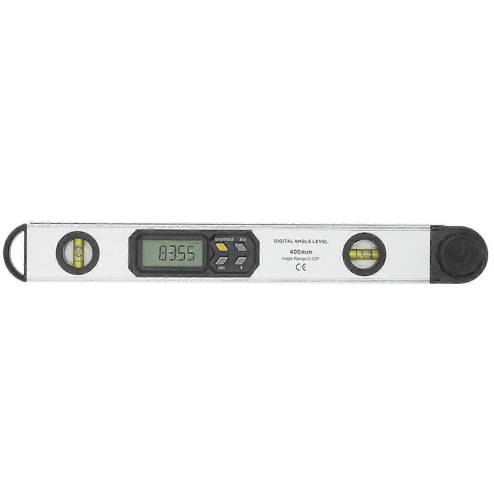 Digital Angle Ruler 2in LED Electronic Level Protractor Measuring Tool 400mm with Bag