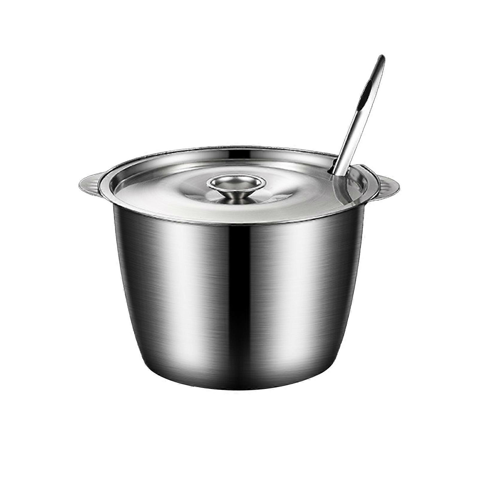 Easy Grip Handle Rust Resistant Lard Jar for Kitchen and Cooking