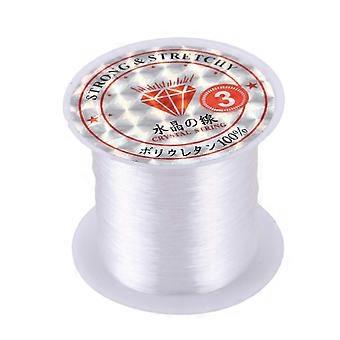 Filo da pesca in nylon trasparente da 0,3 mm, resistenza 17 libbre, bobina resistente per la pesca