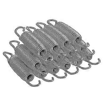 Heavy-Duty Galvanized Trampoline Springs Set - 10.2cm (4in) with Various Sizes for Enhanced Bounce & Durability