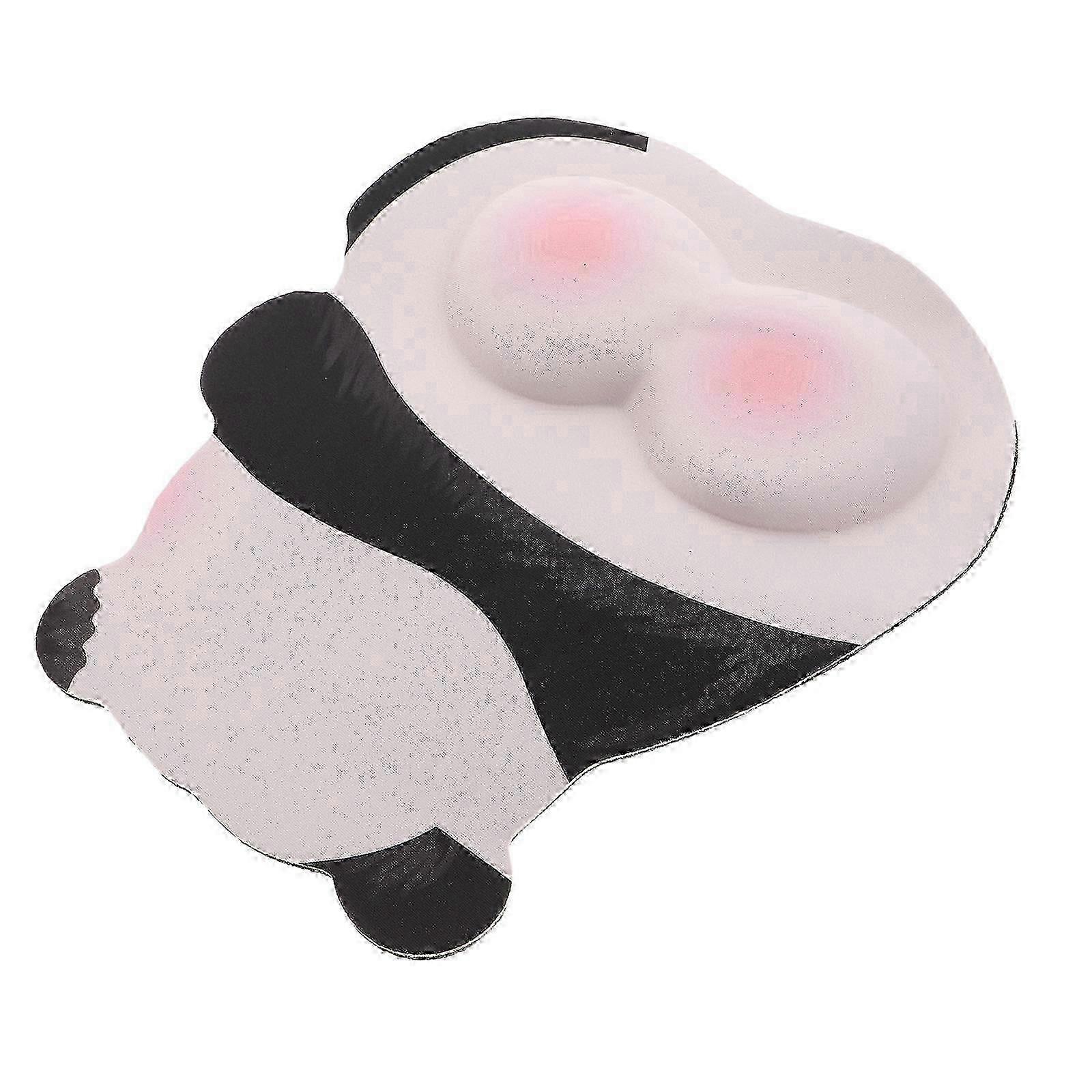 Musemåtte Håndledsstøtte Ergonomisk Panda Butt til Kontorbord