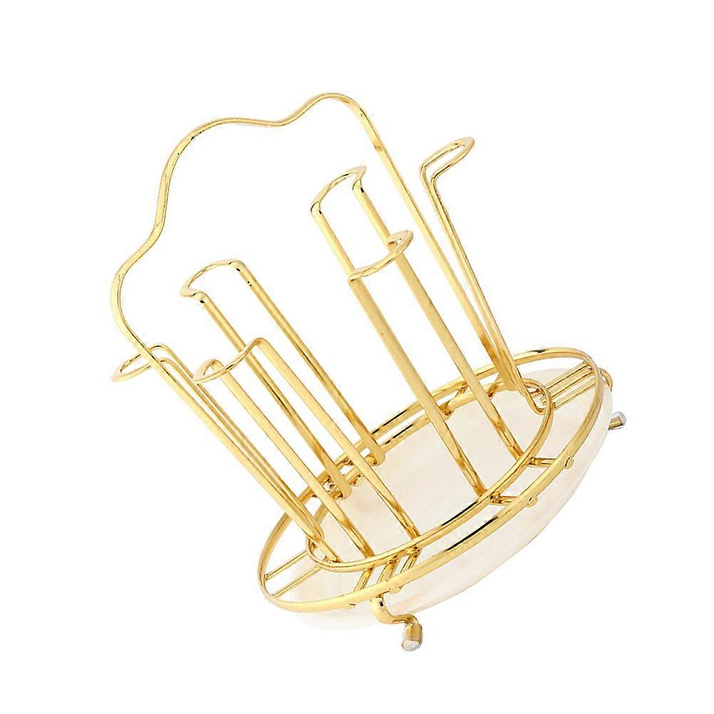 Drain Rack Metal Kitchen Drying Rack for Efficient Cup Draining 1Pcs