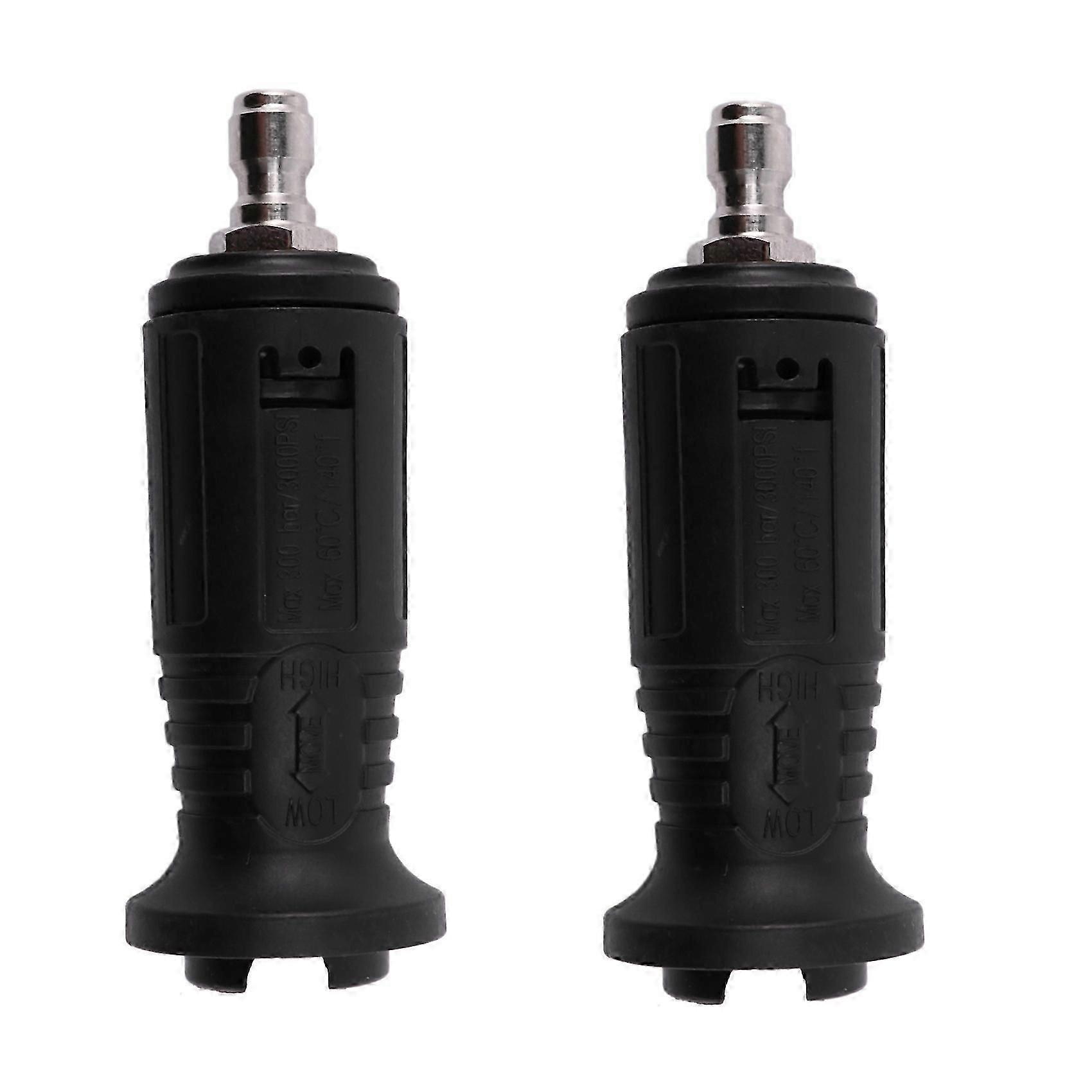 2X Auto Tool Adjustable High Pressure Washer Nozzle Tips,Variable Spray Pattern, 1/4inch Quick Connect Plug,3000 Psi top