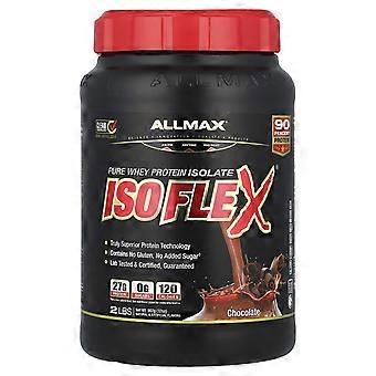 ALLMAX, ISOFLEX®, Proteína Isolada de Soro de Leite Pura, Chocolate, 907 g (2 lbs)
