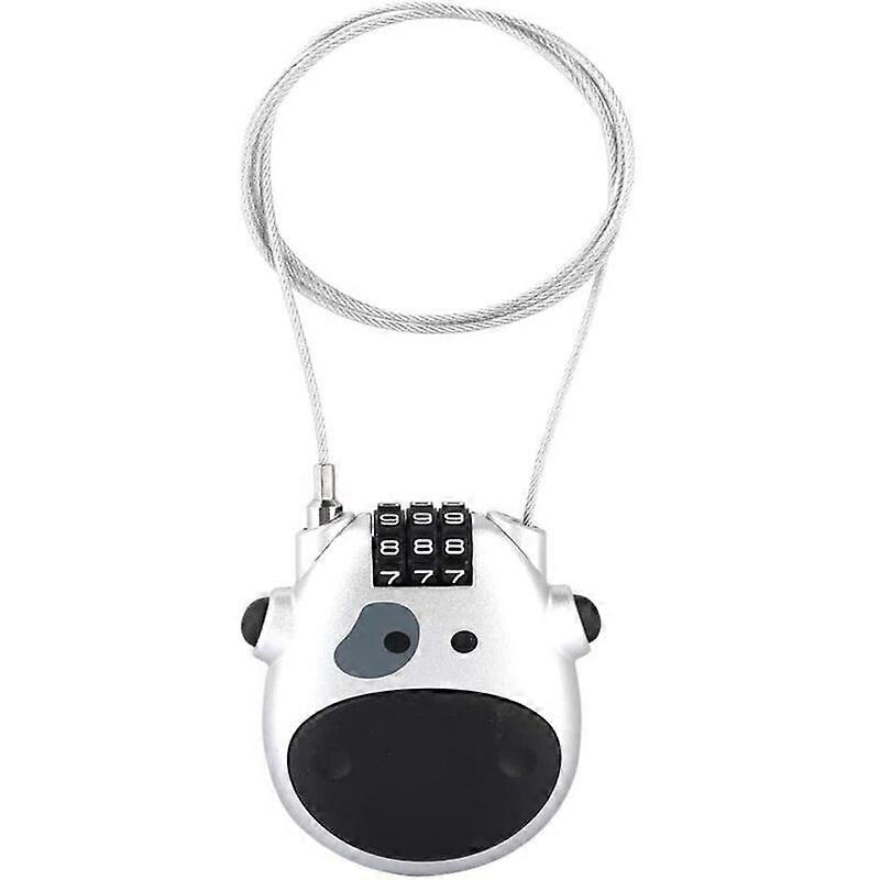 Bicycle Combination Lock, Compact Cable Lock, 3 Digit Code Lock, Retractable Cable Lock, Scooter Lock, Bicycle Combination Lock, Universal Code Lock S