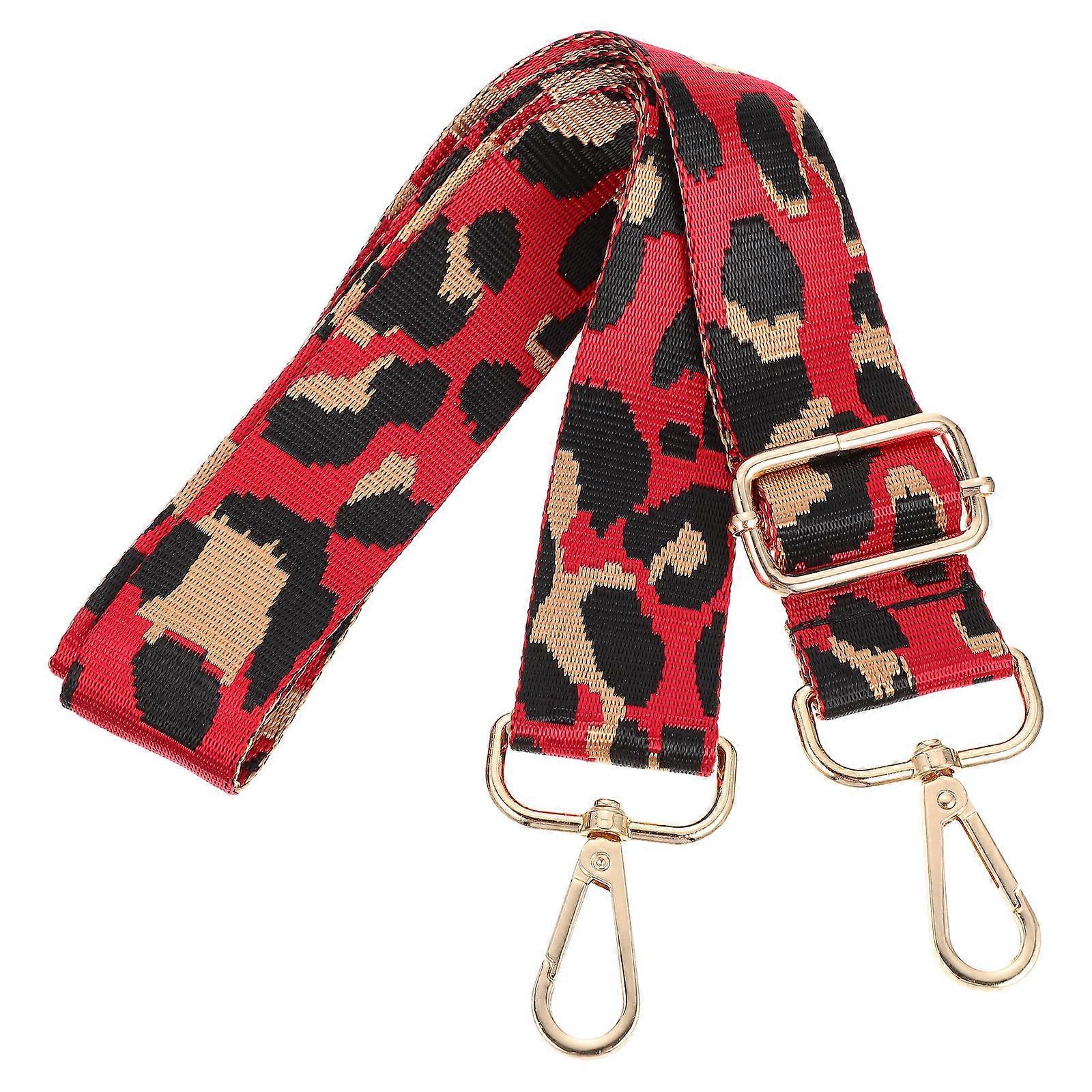 Replacement Handbag Strap Leopard-Print Shoulder Bag Strap Adjustable Bag Strap