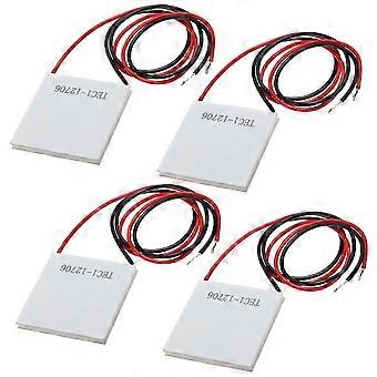 4x 12v 5.8a 65w Tec1-12706 Thermoelektrischer Kühler Kühlung Peltier Platte Modul 40x40mm