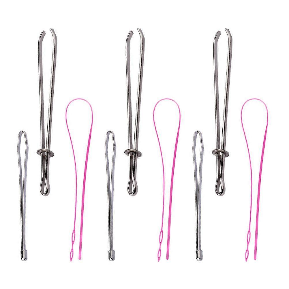 Drawstring Threader Waistband Rope Threader Device for DIY Use 18Pcs