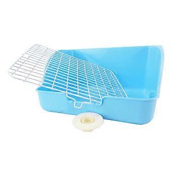Pet Toilet for Rabbit Sturdy Indoor Toilet Pet Potty Trainer Blue