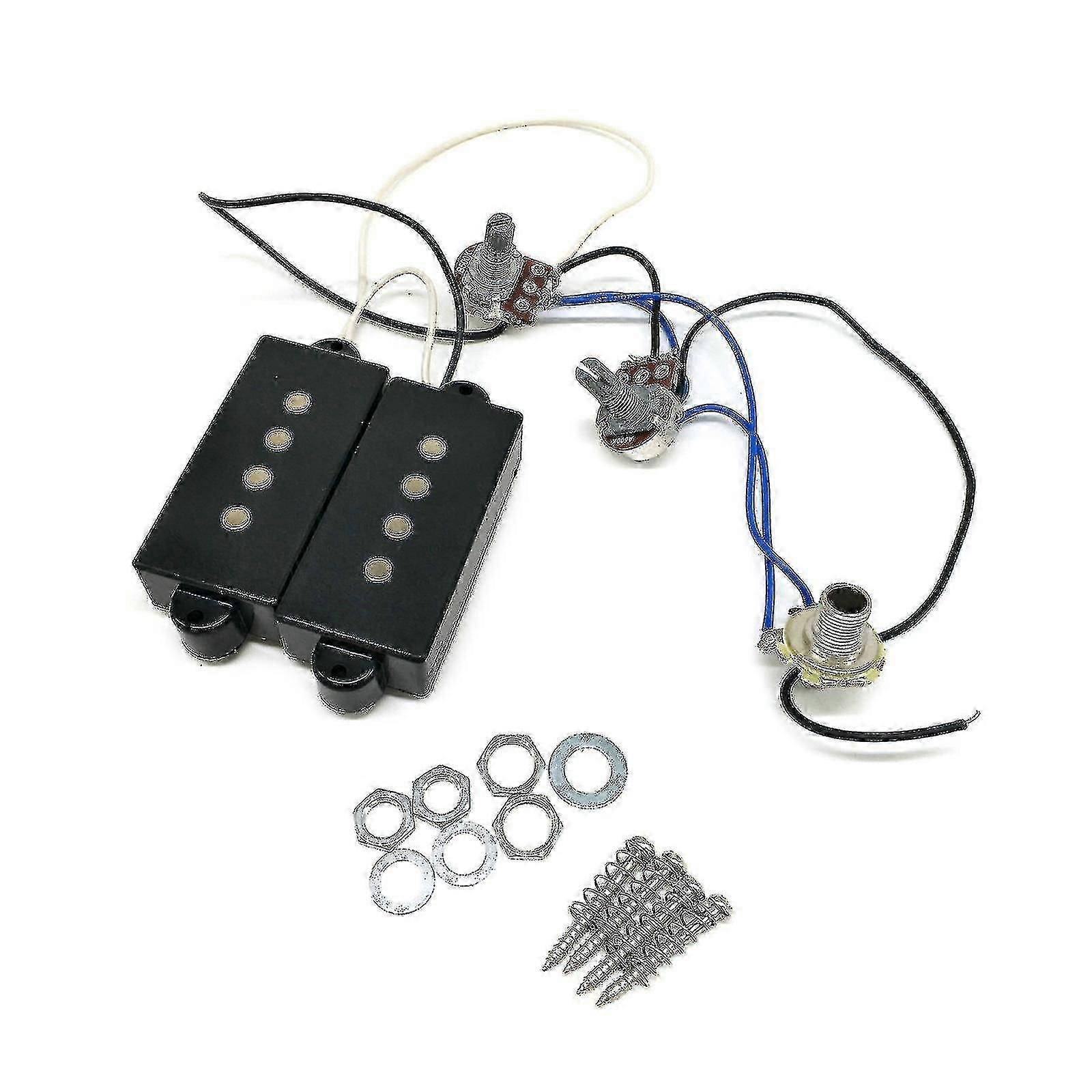 Pro Elbas 4-strängad P Bas Humbucker Pickup Set - Gitarrdelar