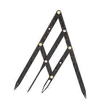 Eyebrow Measuring Tool with Golden Ratio Markings for Consistent Symmetry and Adjustable Length