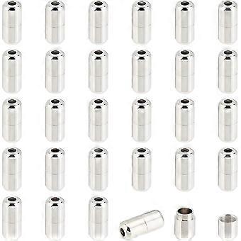 30 sets of no-tie shoelace locks, shoelace buckles, no-tie elastic shoelace buckles, metal capsule buckles, and end embellishment buckles, suitable